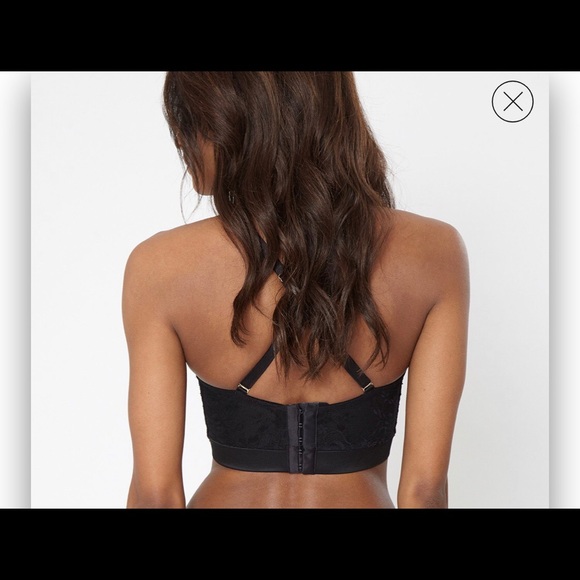 Attollo EMELIE LONGLINE BRA BLACK - Picture 3 of 5